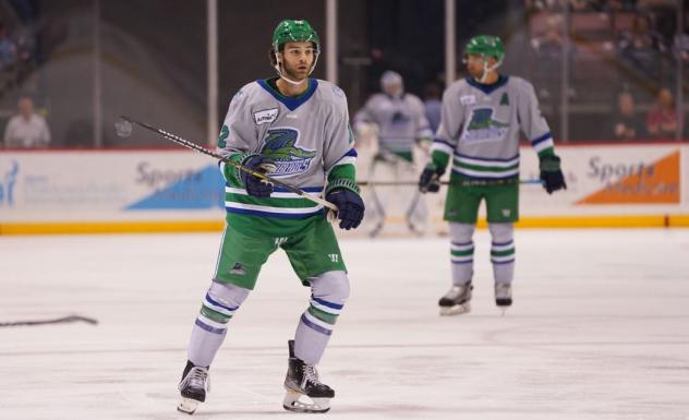 Forward Ethan Szypula with the Florida Everblades