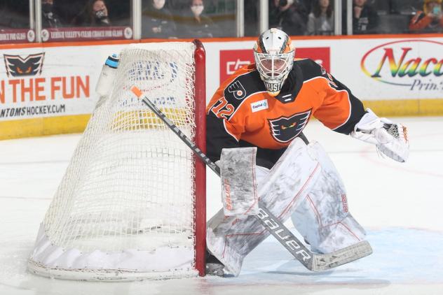 Lehigh Valley Phantoms goaltender Kirill Ustimenko