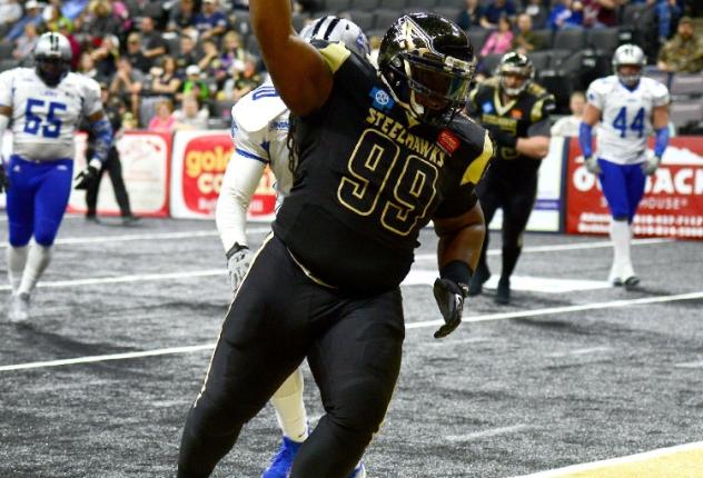Center Shawn Lockett with the Lehigh Valley Steelhawks
