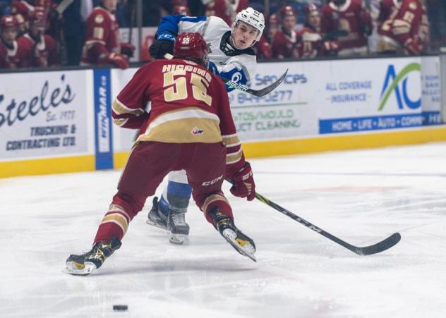 Saint John Sea Dogs battle the Acadie-Bathurst Titan