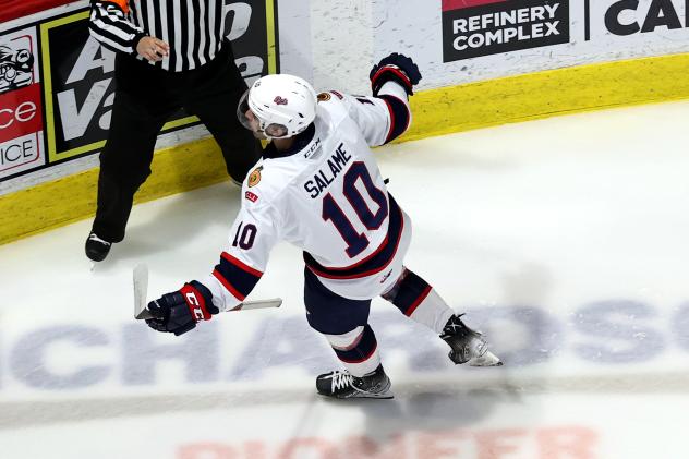 Regina Pats defenceman Neithan Salame