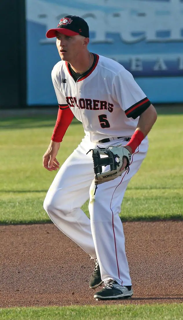 Sioux City Explorers infielder Nate Samson