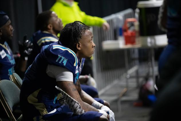Massachusetts Pirates WR Teo Redding