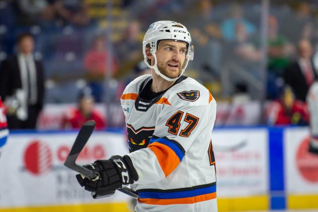 Lehigh Valley Phantoms left wing Adam Johnson