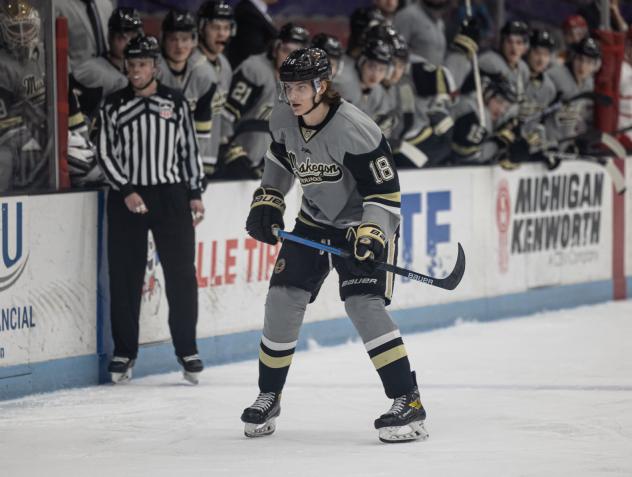 Muskegon Lumberjacks forward Owen Mehlenbacher