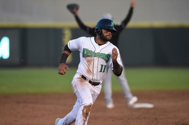 Dayton Dragons outfielder Quin Cotton