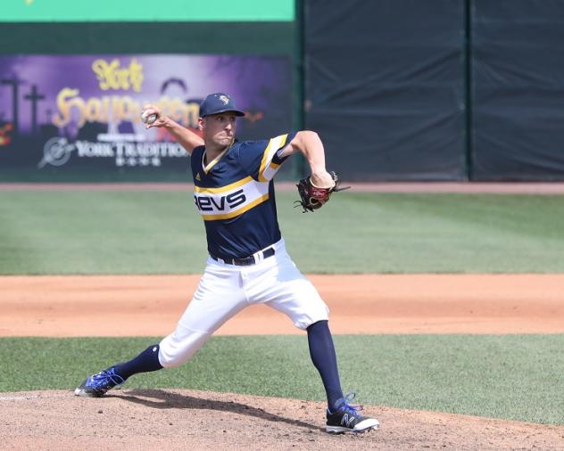 York Revolution pitcher Duke von Schamann
