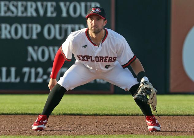 Sioux City Explorers infielder Blake Tiberi