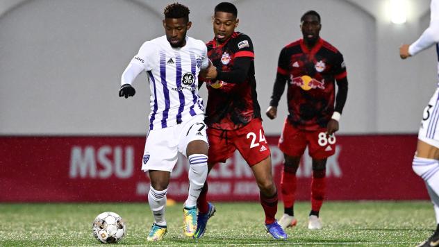 Louisville City FC midfielder Napo Matsoso vs. New York Red Bulls II