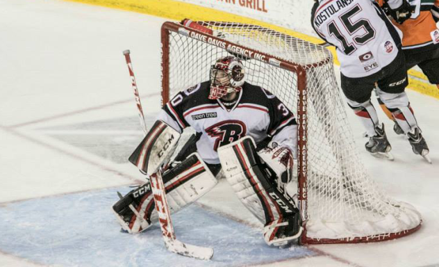 Rapid City Rush goaltender Danny Battochio