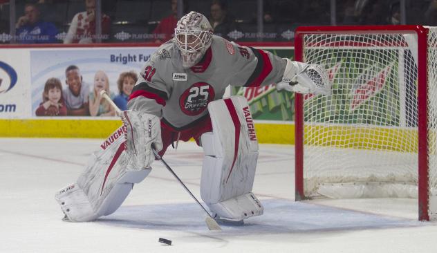 Grand Rapids Griffins goaltender Calvin Pickard