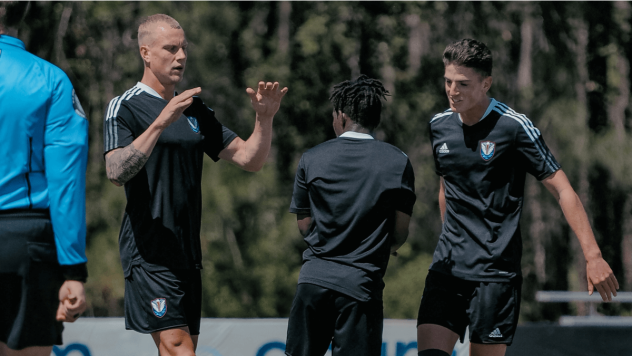 South Georgia Tormenta FC exchanges congratulations against Young Harris