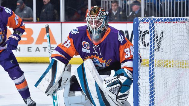 Orlando Solar Bears goaltender Alexei Melnichuk