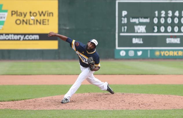 York Revolution pitcher Isaac Sanchez