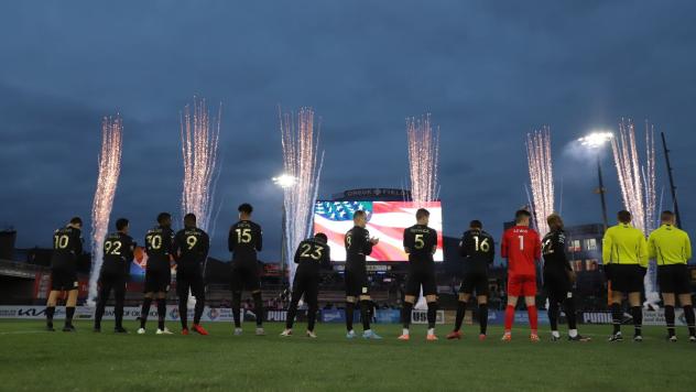 Fireworks at an FC Tulsa match