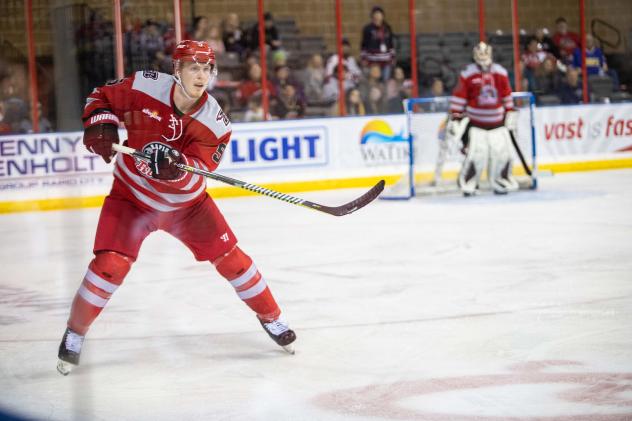 Rapid City Rush defenseman Quinn Wichers