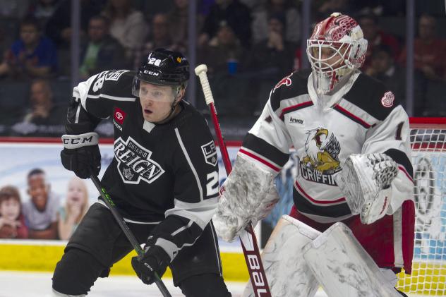 Grand Rapids Griffins goaltender Victor Brattstrom