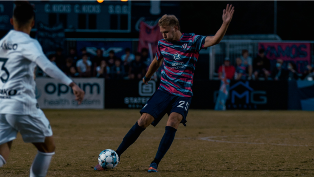 South Georgia Tormenta FC defender Jake Dengler vs. North Carolina FC