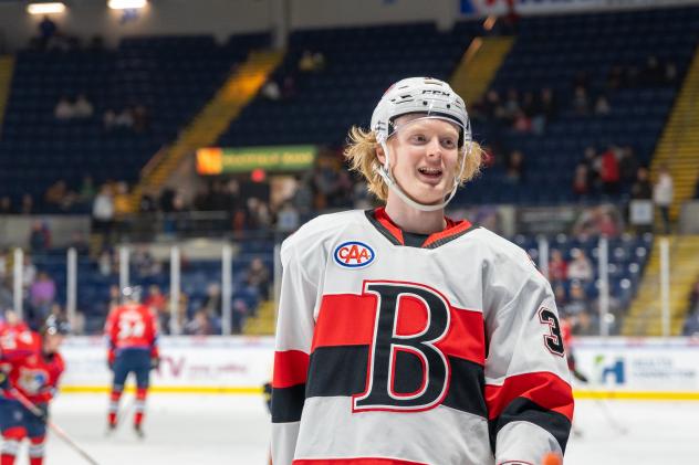 Belleville Senators left wing Roby Jarventie vs. the Springfield Thunderbirds