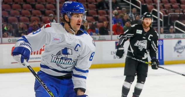 Wichita Thunder defenseman Alex Peters