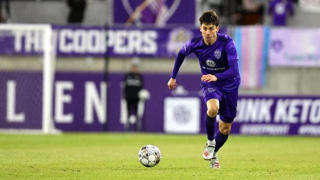 Louisville City FC midfielder Carlos Moguel