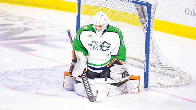 Maine Mariners goaltender Stefanos Lekkas