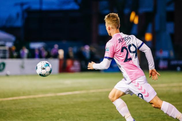 Audi Jepson of Forward Madison FC vs. Cleveland SC in U.S. Open Cup play