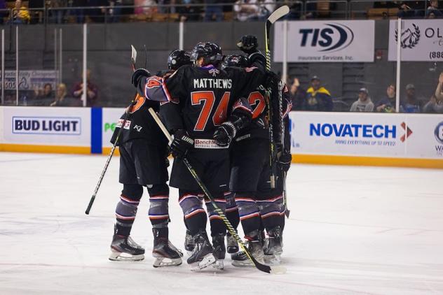 Knoxville Ice Bears group hug
