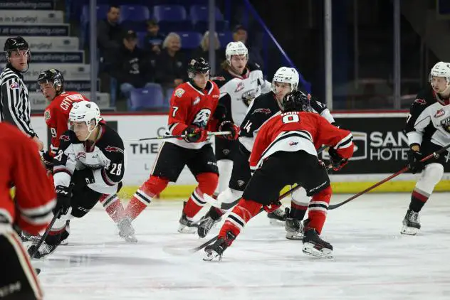 Vancouver Giants battle the Portland Winterhawks