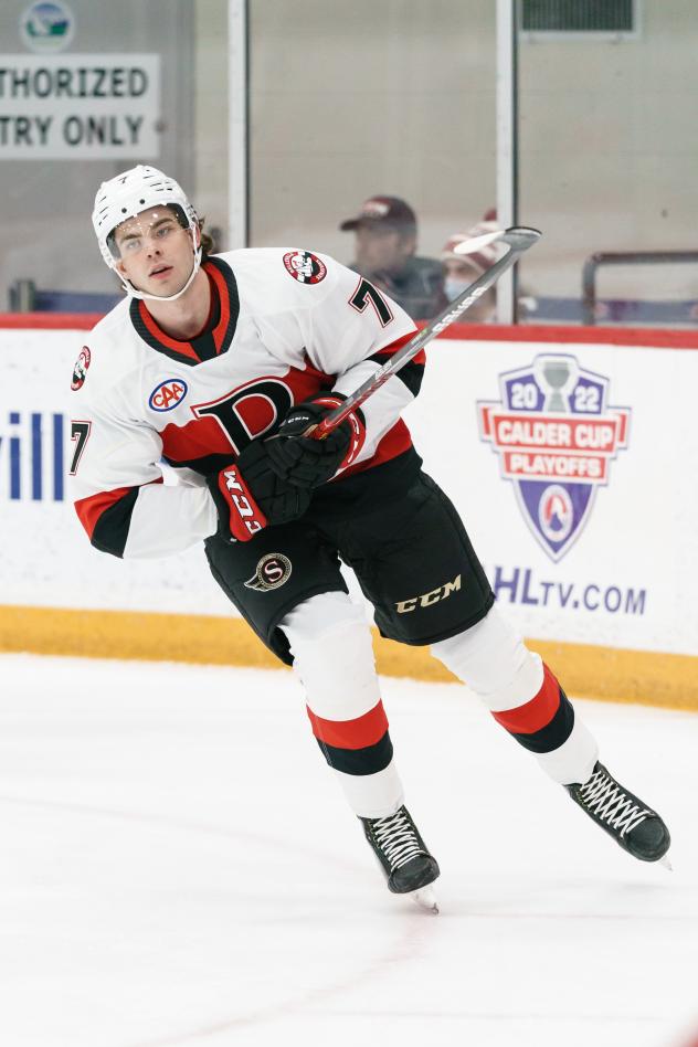 Belleville Senators left wing Viktor Lodin