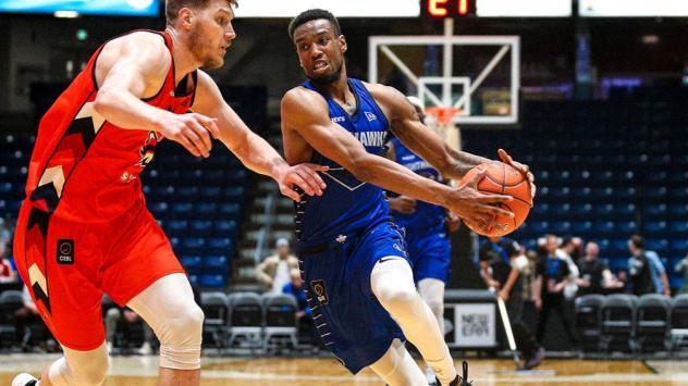 Guard Jamal Reynolds with the Guelph Nighthawks