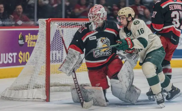 Grand Rapids Griffins battle the Iowa Wild