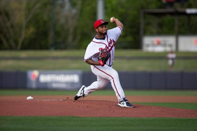 Rome Braves pitcher Luis De Avila