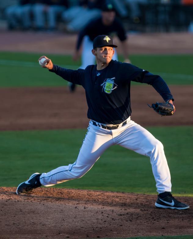 Columbia Fireflies pitcher Ben Hernandez