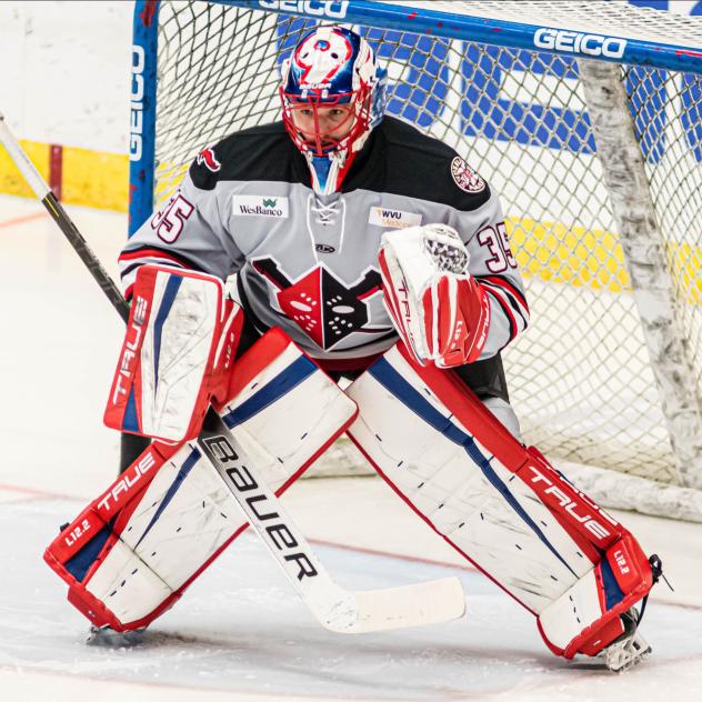 Wheeling Nailers goaltender Louis-Philip Guindon