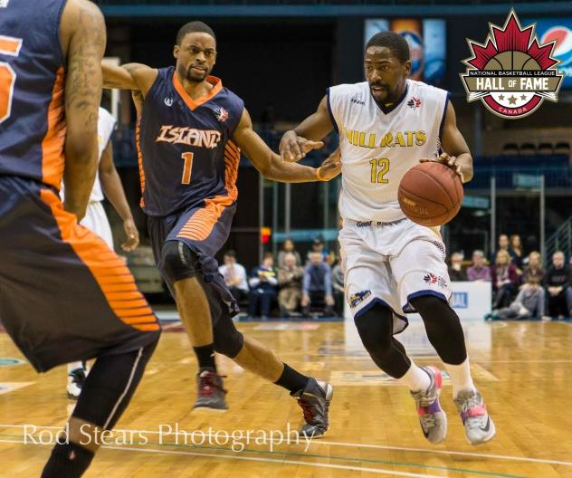 Anthony Anderson with the Saint John Mill Rats