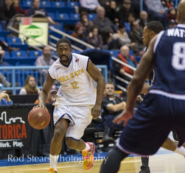 Anthony Anderson with the Saint John Mill Rats
