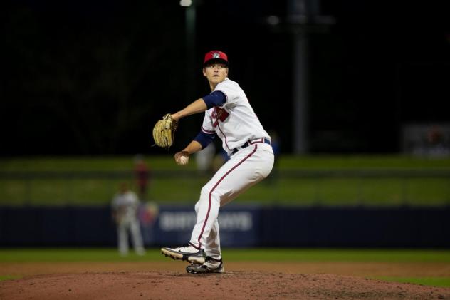 Rome Braves on the mound
