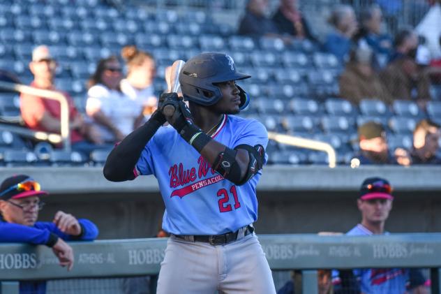 Pensacola Blue Wahoos catcher Paul McIntosh