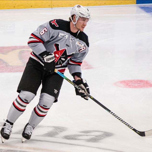 Wheeling Nailers defenseman Adam Smith