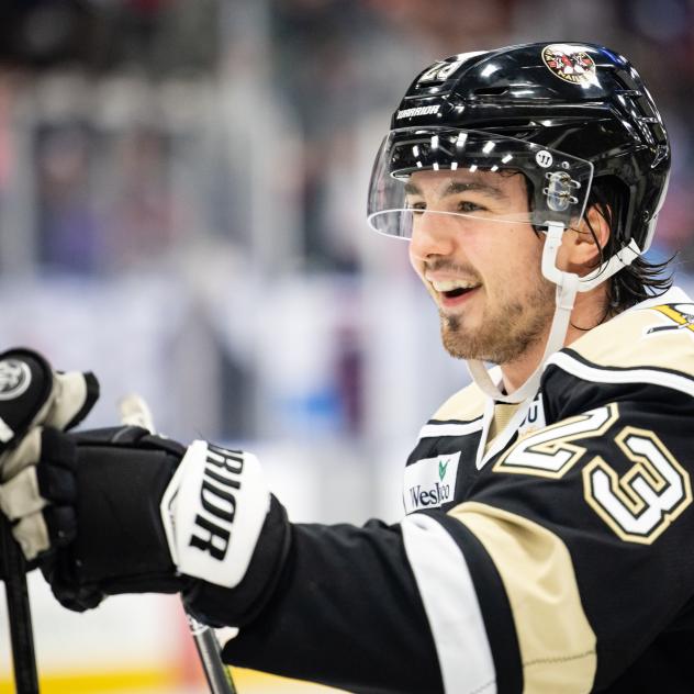 Wheeling Nailers center Cedric Desruisseaux
