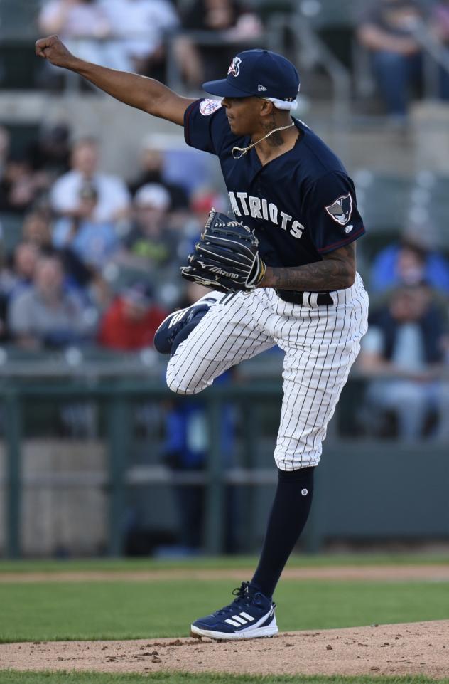 Somerset Patriots pitcher Luis Medina