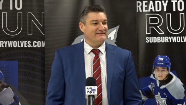 Sudbury Wolves Associate Coach Darryl Moxam