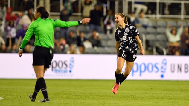 Emina Ekic of Racing Louisville FC