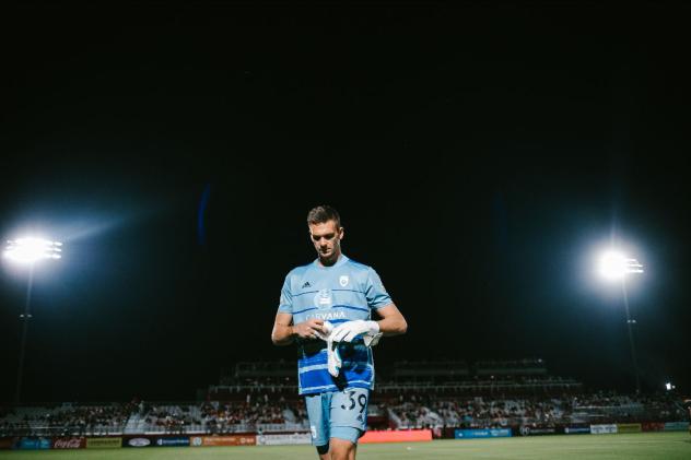 Phoenix Rising FC goalkeeper Ben Lundt