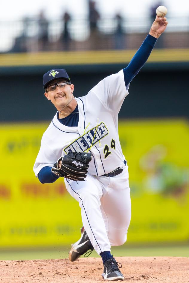 Columbia Fireflies pitcher Noah Cameron
