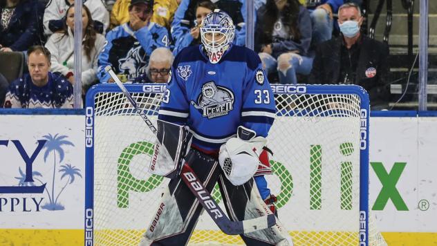 Jacksonville Icemen goaltender Francois Brassard