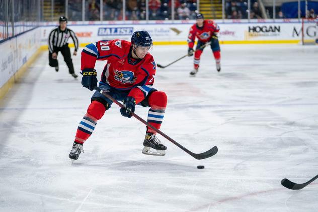 Springfield Thunderbirds forward Mitchell Balmas