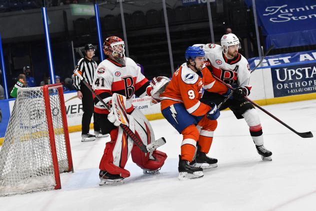 Belleville Senators goaltender Mitch Gillam vs. the Syracuse Crunch