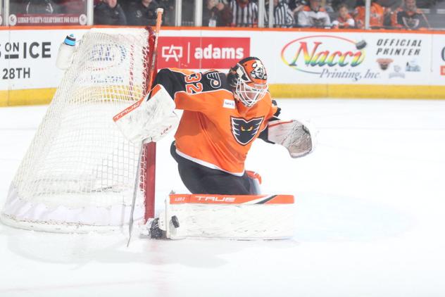 Lehigh Valley Phantoms goaltender Felix Sandström